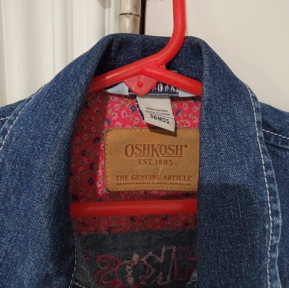 Oshkosh jean jacket - Picture 3 of 6